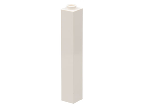 LEGO® los onderdeel Steen in kleur Wit 2453a